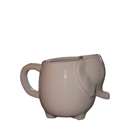 White porcelain elephant mug unbranded - Picture 3 of 7